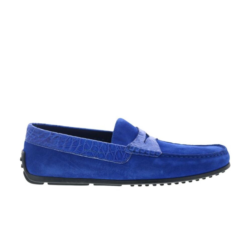 Zelli Italia Mens Monza Blue Shoes (NWT)